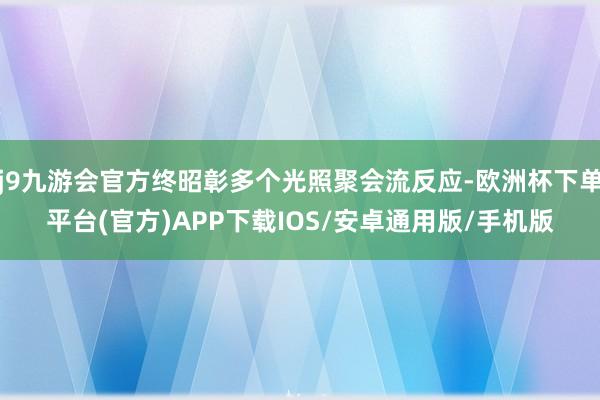 j9九游会官方终昭彰多个光照聚会流反应-欧洲杯下单平台(官方)APP下载IOS/安卓通用版/手机版