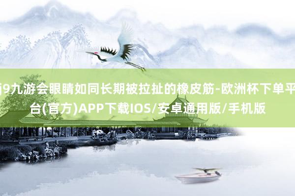 j9九游会眼睛如同长期被拉扯的橡皮筋-欧洲杯下单平台(官方)APP下载IOS/安卓通用版/手机版