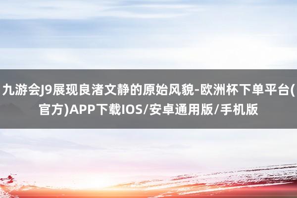 九游会J9展现良渚文静的原始风貌-欧洲杯下单平台(官方)APP下载IOS/安卓通用版/手机版
