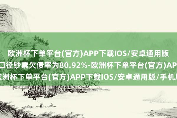 欧洲杯下单平台(官方)APP下载IOS/安卓通用版/手机版公司面前归拢口径钞票欠债率为80.92%-欧洲杯下单平台(官方)APP下载IOS/安卓通用版/手机版