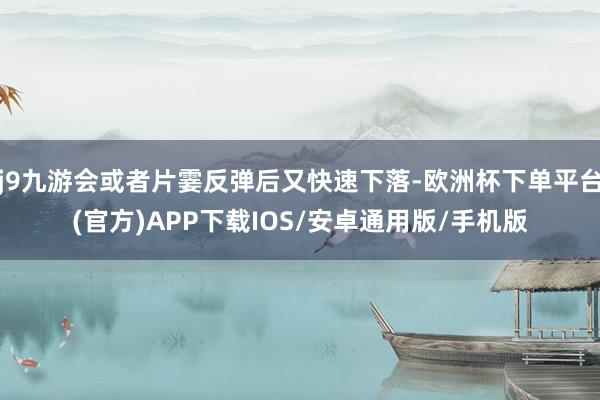 j9九游会或者片霎反弹后又快速下落-欧洲杯下单平台(官方)APP下载IOS/安卓通用版/手机版